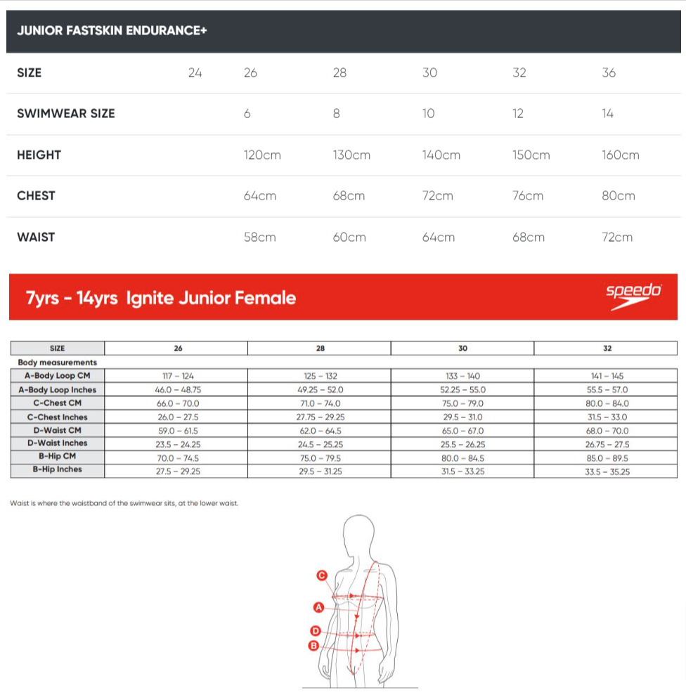 Speedo Junior Girls Fastskin Endurance+ Openback Kneeskin Race